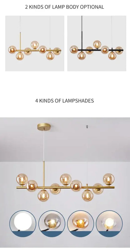 Warm Glass Ball Pendant