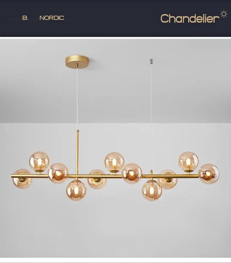 Warm Glass Ball Pendant