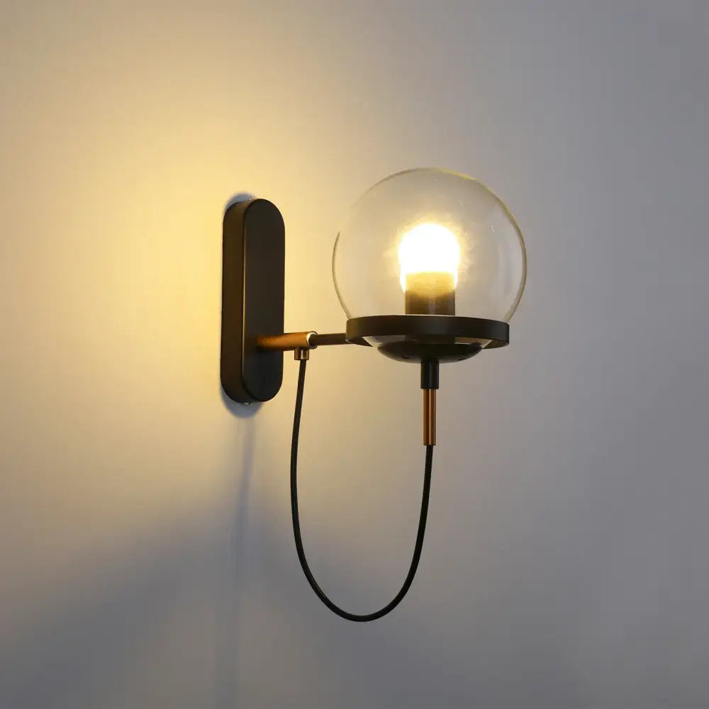 Gold Circular LED Wall Lamp