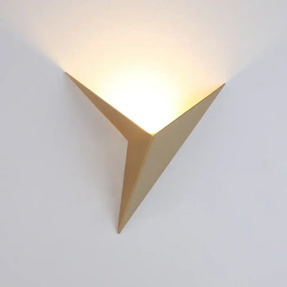 Gold Circular LED Wall Lamp