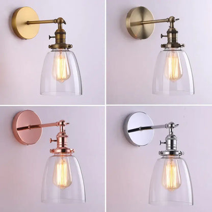Gold Circular LED Wall Lamp