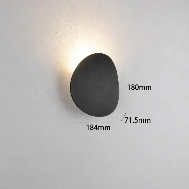 Gold Circular LED Wall Lamp