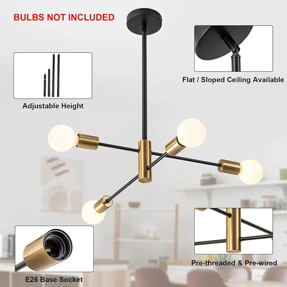 Black Magic Bean Chandelier