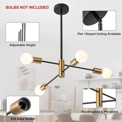 Black Magic Bean Chandelier