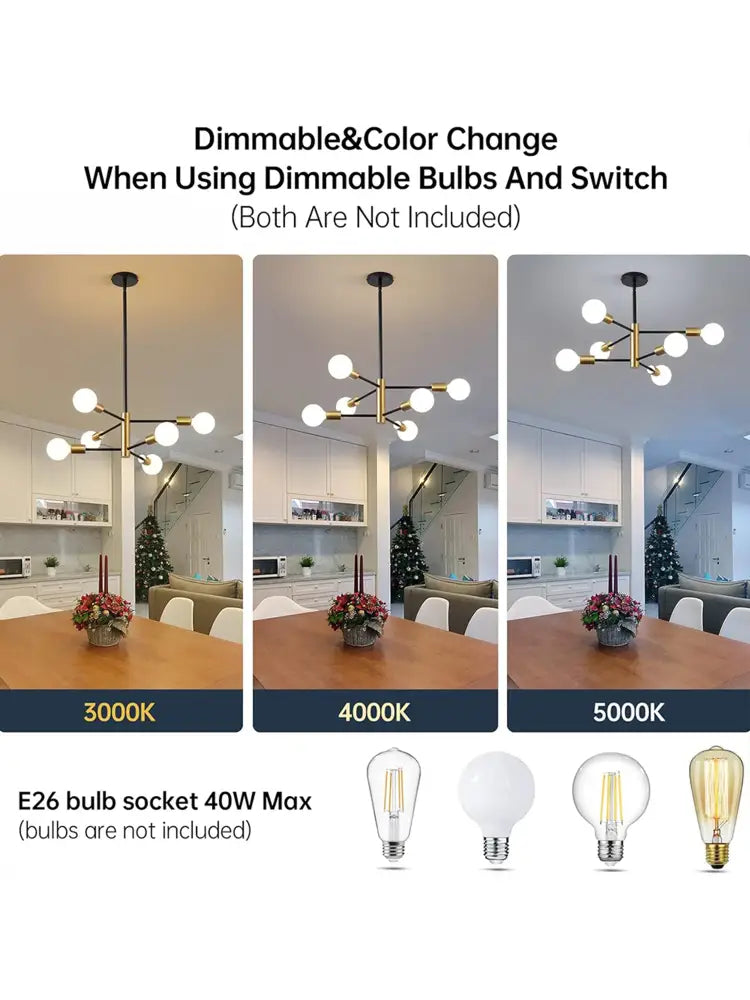 Black Magic Bean Chandelier