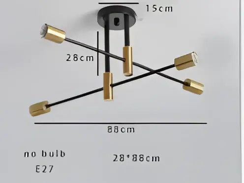 Black Magic Bean Chandelier