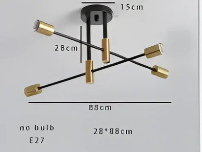 Black Magic Bean Chandelier