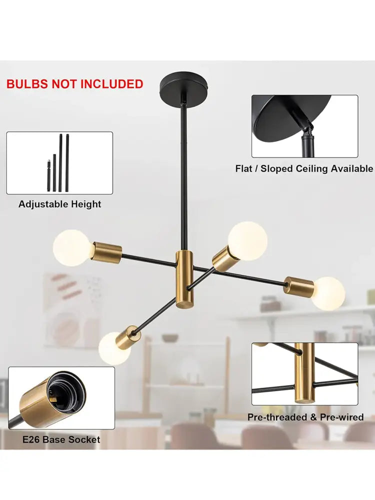 Black Magic Bean Chandelier