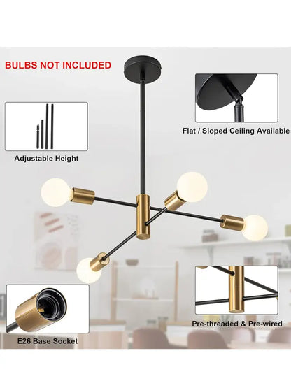Black Magic Bean Chandelier