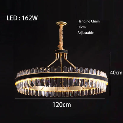 Dimmable LED Crystal Chandelier | Dining Room Lighting