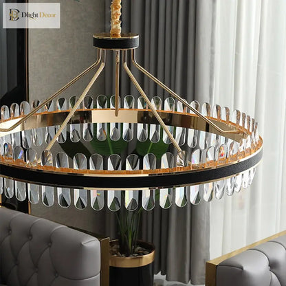 Dimmable LED Crystal Chandelier | Dining Room Lighting