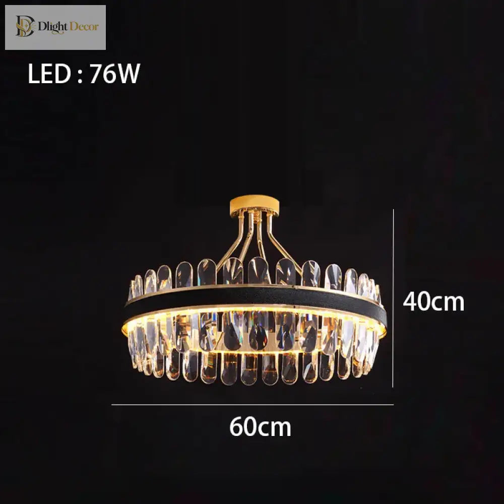Dimmable LED Crystal Chandelier | Dining Room Lighting