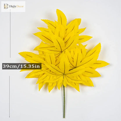 Dlight Decor 43cm Autumn Maple Leaf Branch for Fall Display