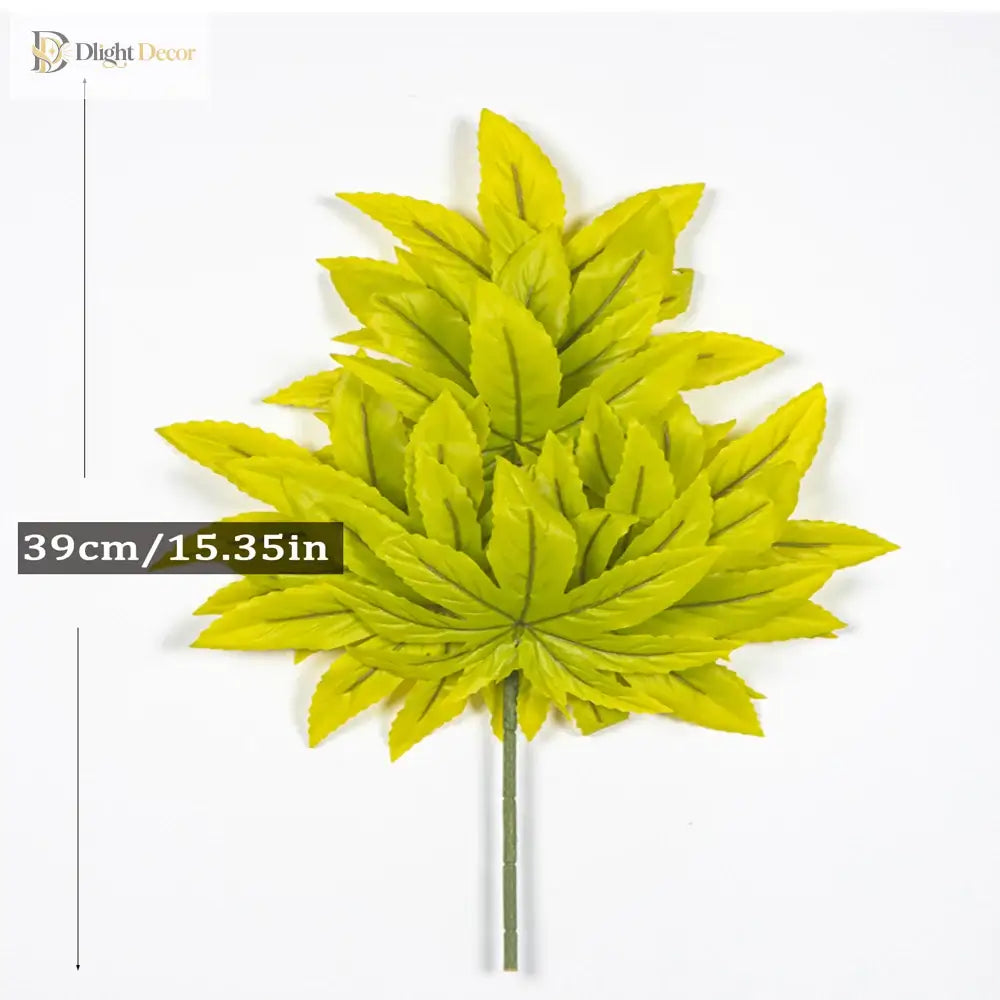 Dlight Decor 43cm Autumn Maple Leaf Branch for Fall Display