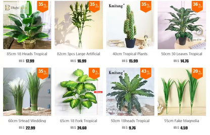 Dlight Decor 43cm Desert Cactus Plant with Foam Thorn Ball for Home and Garden Decor
