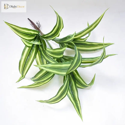 Dlight Decor 43cm Dracaena Air Grass Branch with Bamboo Leaves for Desktop Decor