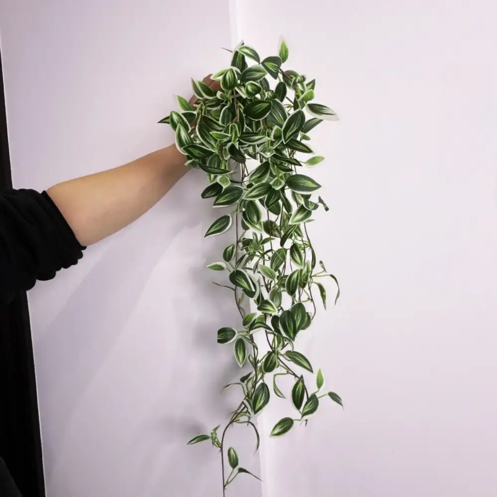 Dlight Decor 75cm Hanging Eucalyptus Vine with Scindapsus Leaves