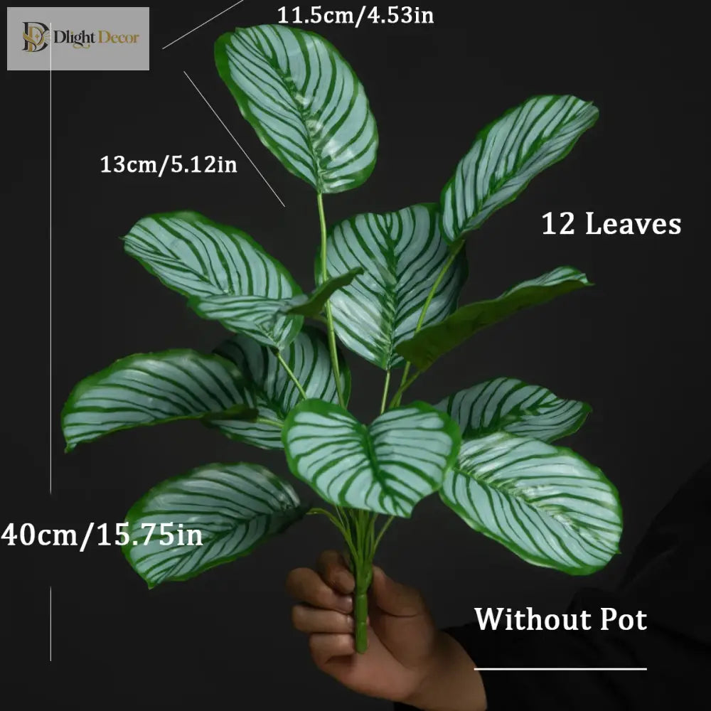 Dlight Decor Monstera Palm Branch for Tropical Home Styling