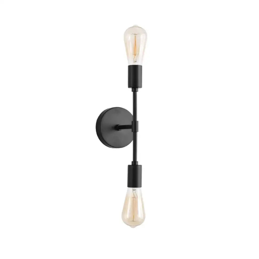 Double Industrial Wall Sconce | Modern Bathroom Lighting
