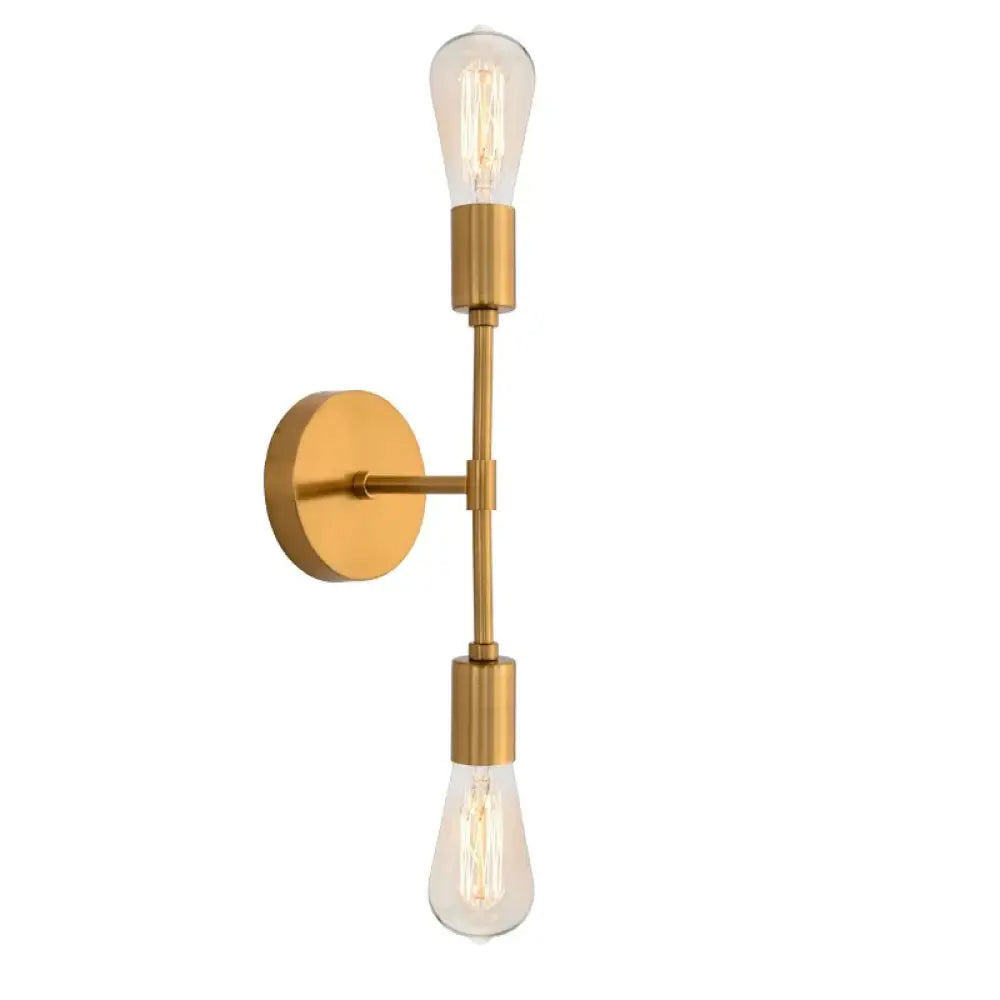 Double Industrial Wall Sconce | Modern Bathroom Lighting