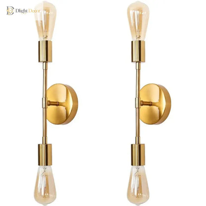 Double Industrial Wall Sconce | Modern Bathroom Lighting