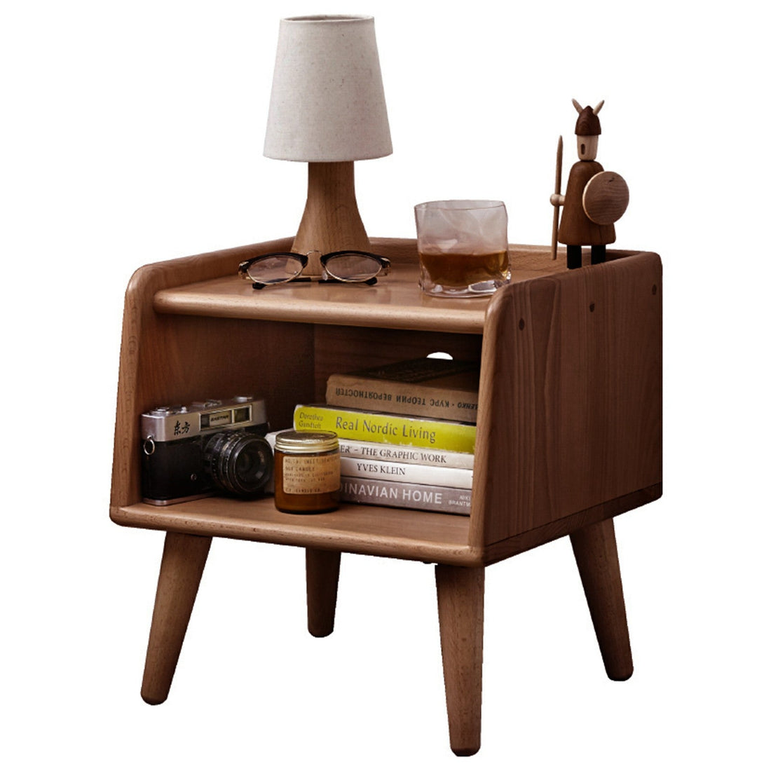 Pure Solid Wood Bedside Cabinet Nightstands