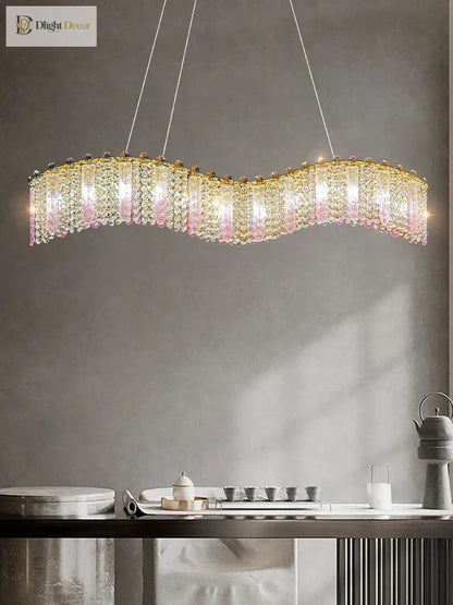 Elegant Crystal Chandelier | Bedroom &amp; Bedside Lighting