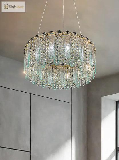 Elegant Crystal Chandelier | Bedroom &amp; Bedside Lighting
