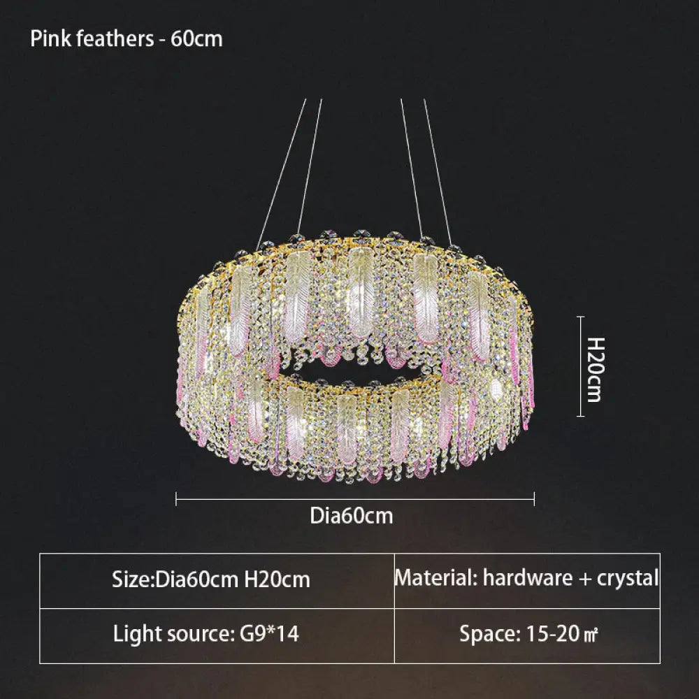 Elegant Crystal Chandelier | Bedroom &amp; Bedside Lighting