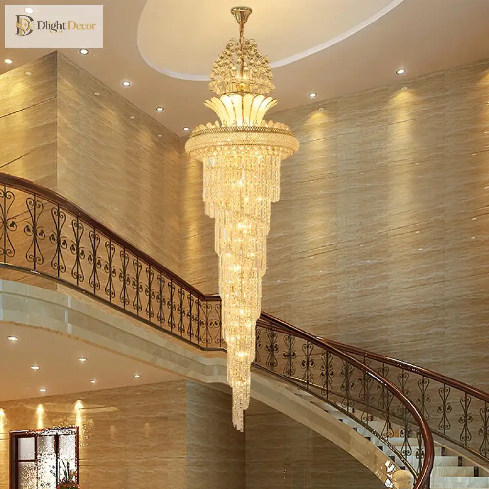 Elegant Crystal Chandelier | Hallway &amp; Entry Home Lighting