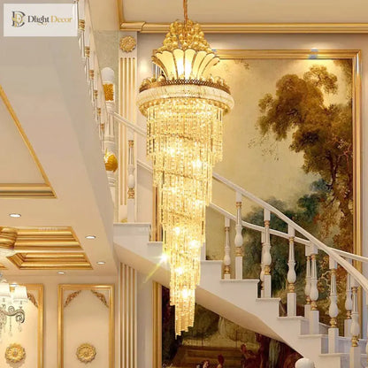 Elegant Crystal Chandelier | Hallway &amp; Entry Home Lighting