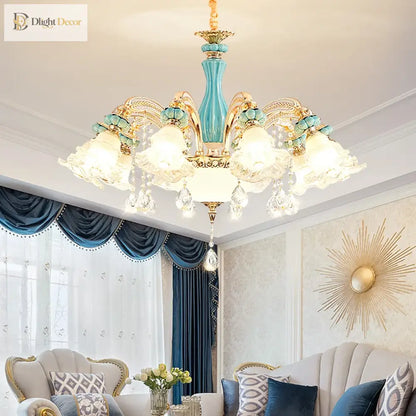 Elegant European Chandelier | Dining Room Lighting