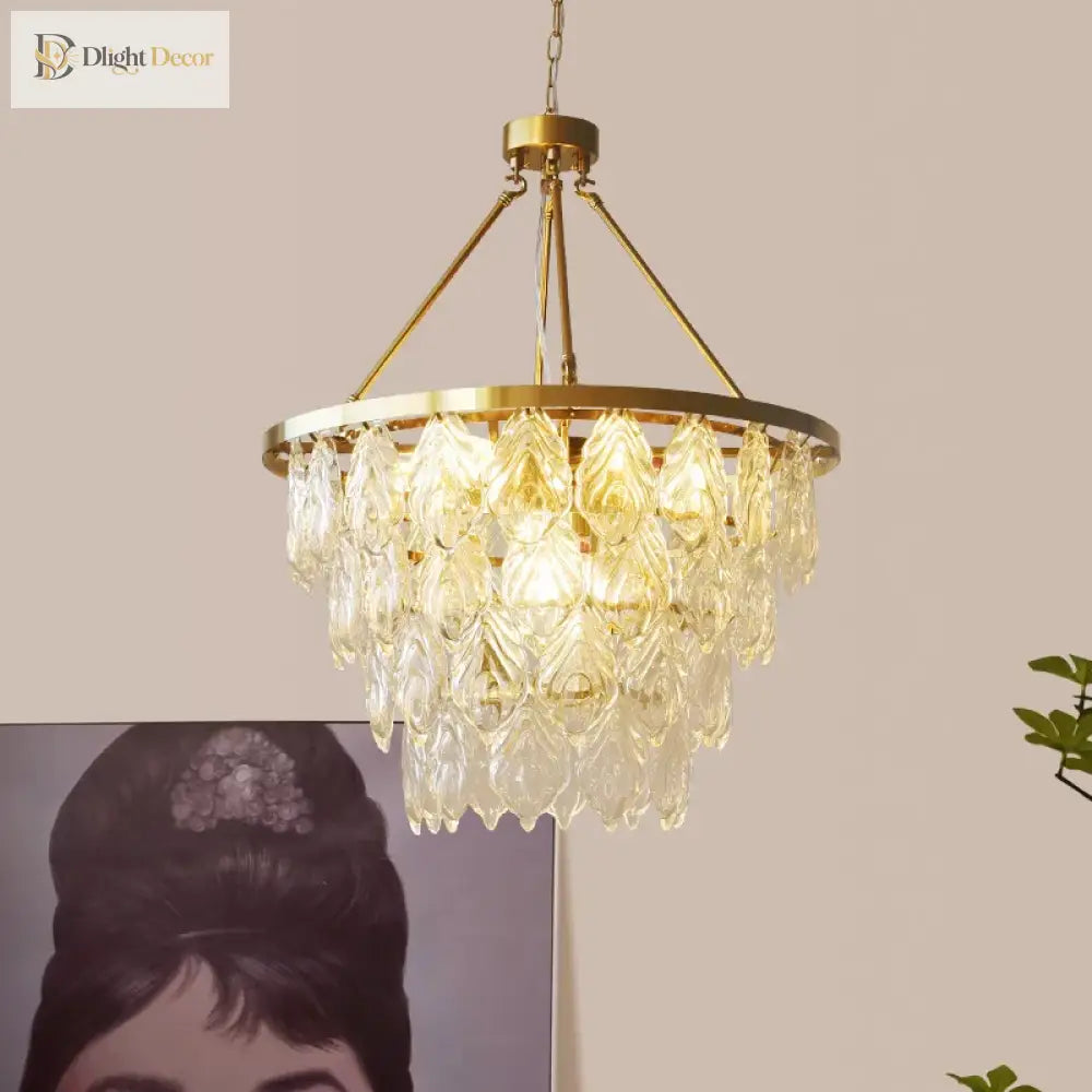 Elegant Gold Chandelier | Dining Room Home Lighting