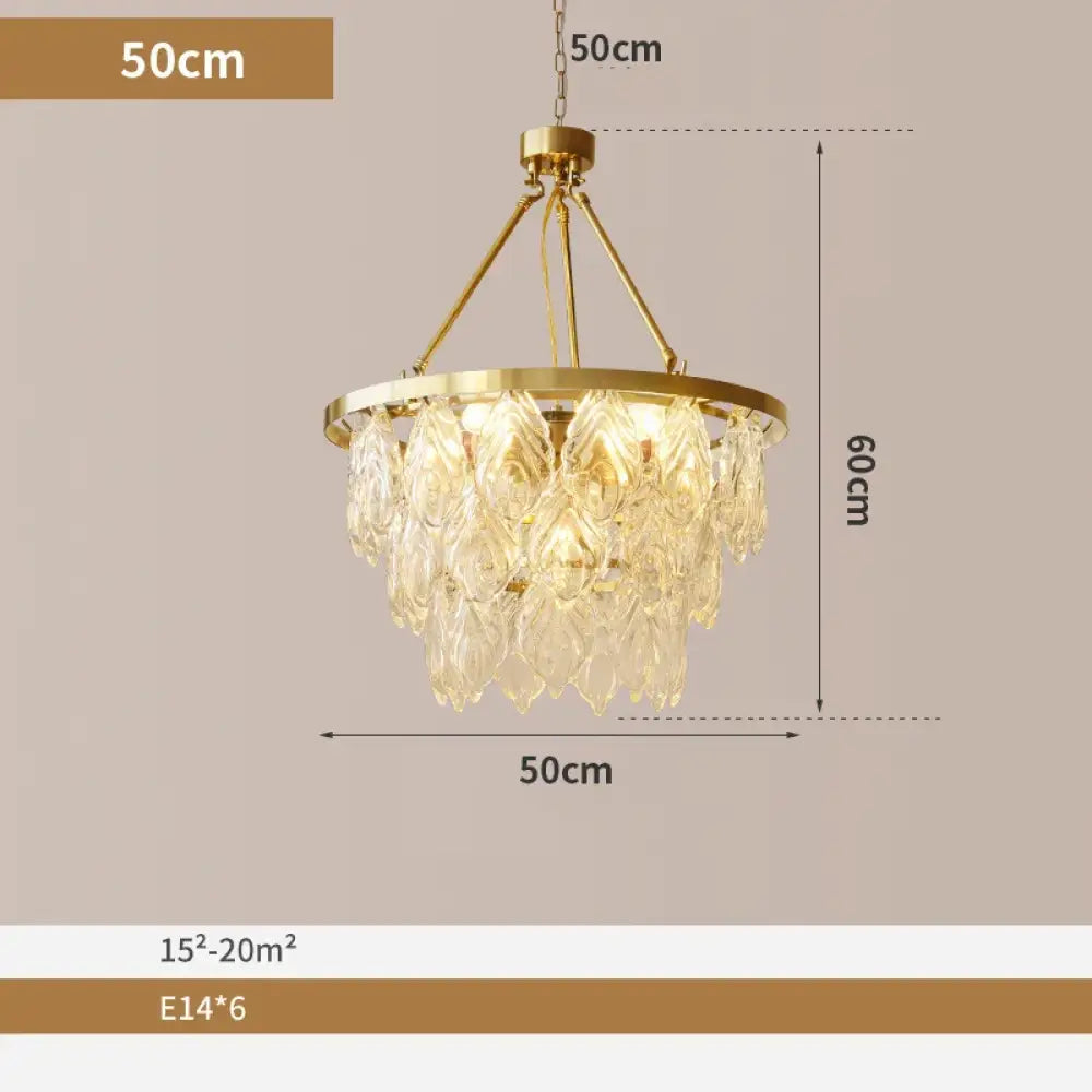 Elegant Gold Chandelier | Dining Room Home Lighting