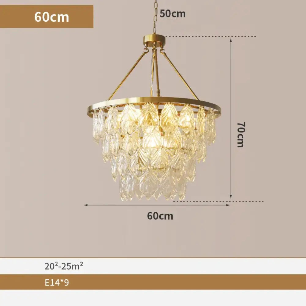 Elegant Gold Chandelier | Dining Room Home Lighting