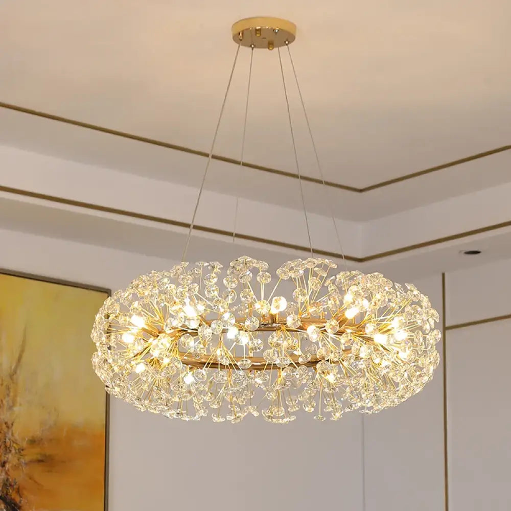 Elegant K9 LED Modern Chandelier | Dining Room Lighting