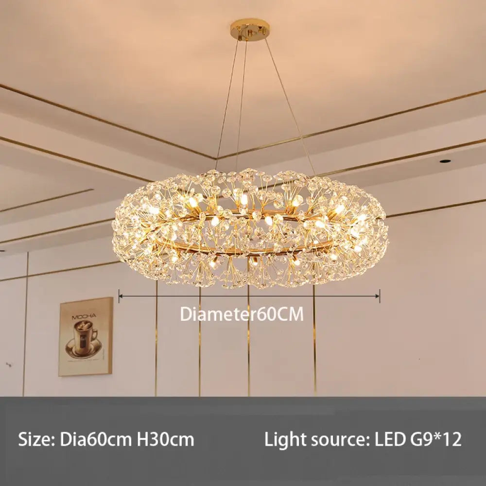 Elegant K9 LED Modern Chandelier | Dining Room Lighting