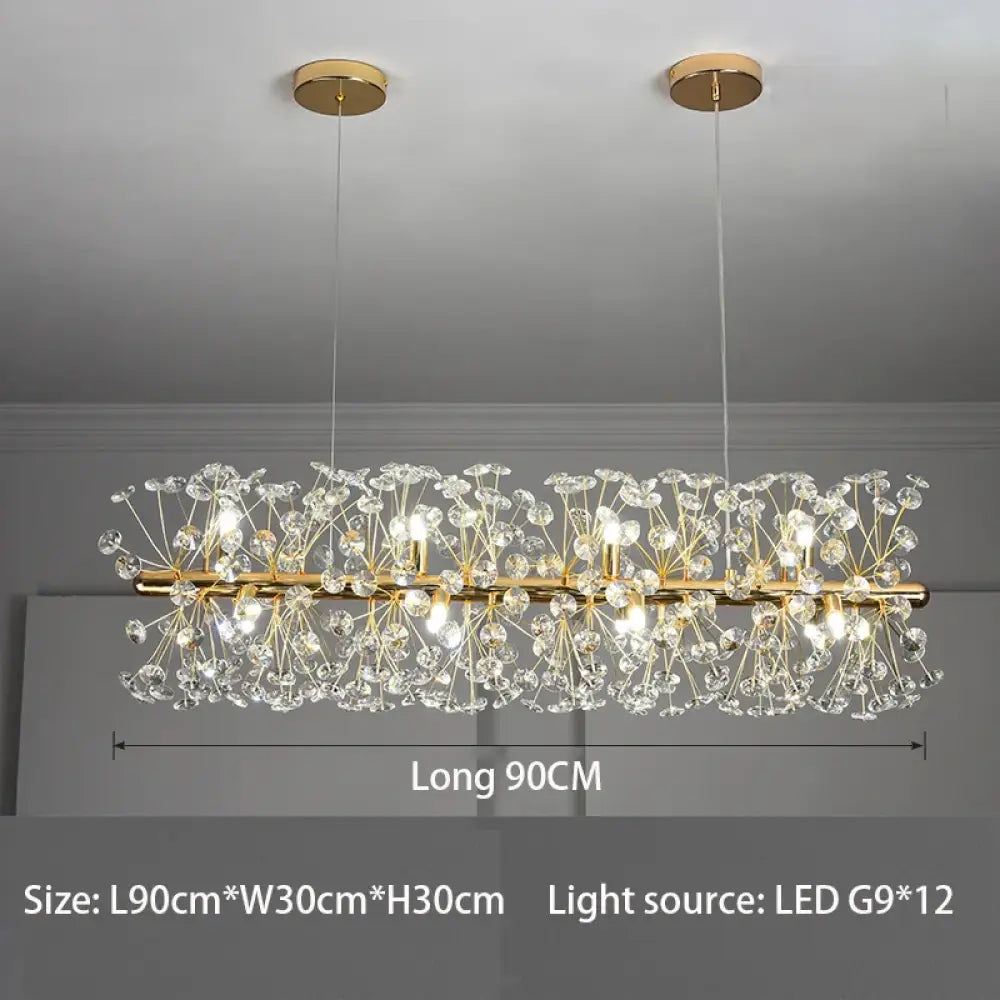 Elegant K9 LED Modern Chandelier | Dining Room Lighting