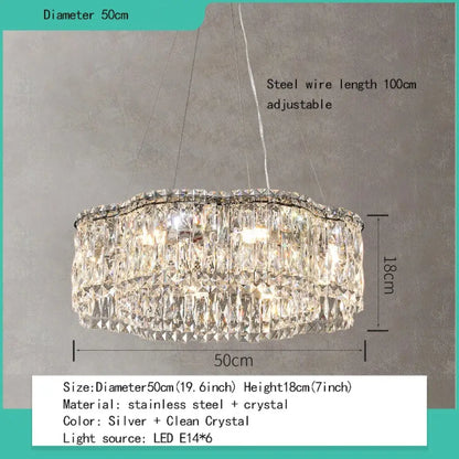 Elegant K9 Modern Chandelier | Dining Room Home Lighting