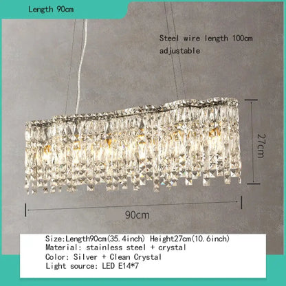 Elegant K9 Modern Chandelier | Dining Room Home Lighting