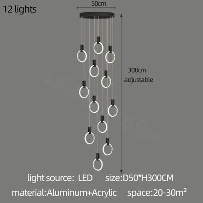 Elegant LED Chandelier | Living Room &amp; Lounge Lighting