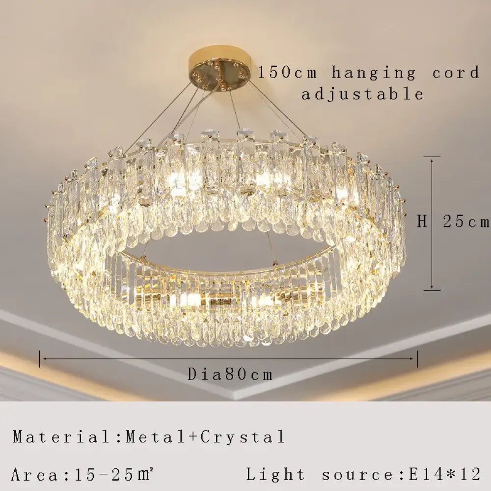 Elegant LED Modern Chandelier | Living Room Home Lighting