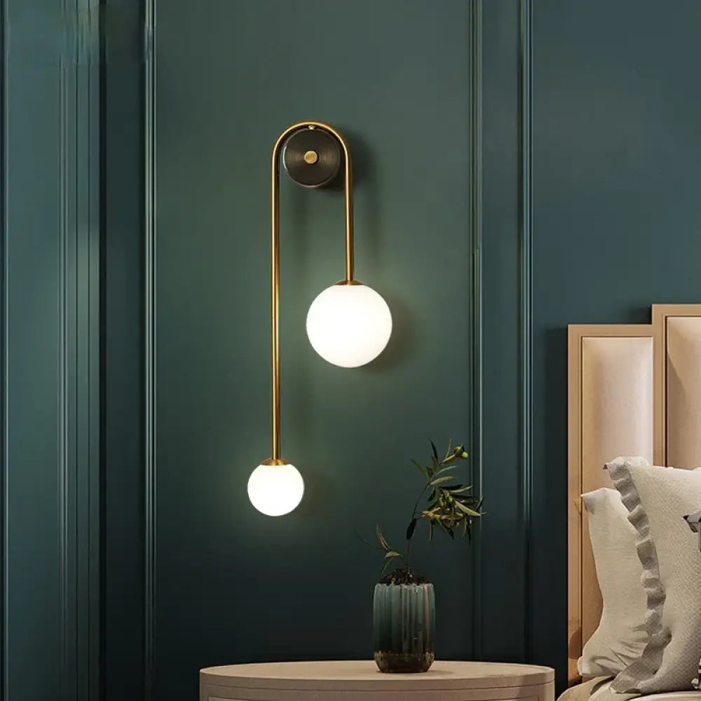 Elegant LED Nordic Modern Wall Sconce | Bedroom Lighting