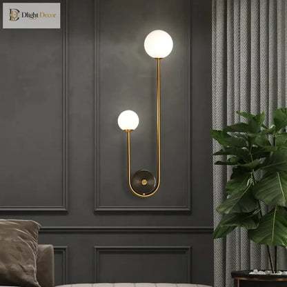 Elegant LED Nordic Modern Wall Sconce | Bedroom Lighting
