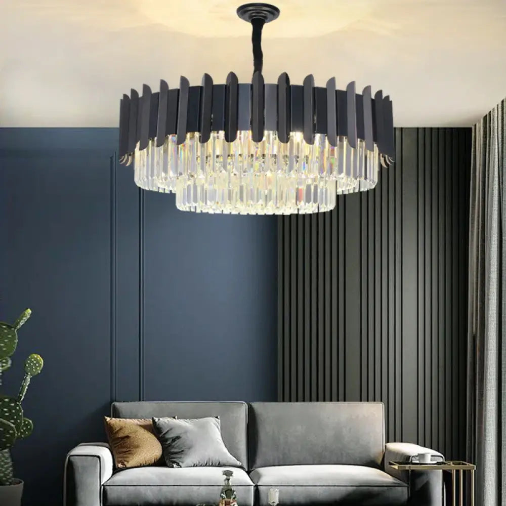 Elegant Modern Crystal Chandelier | Bedroom Home Lighting