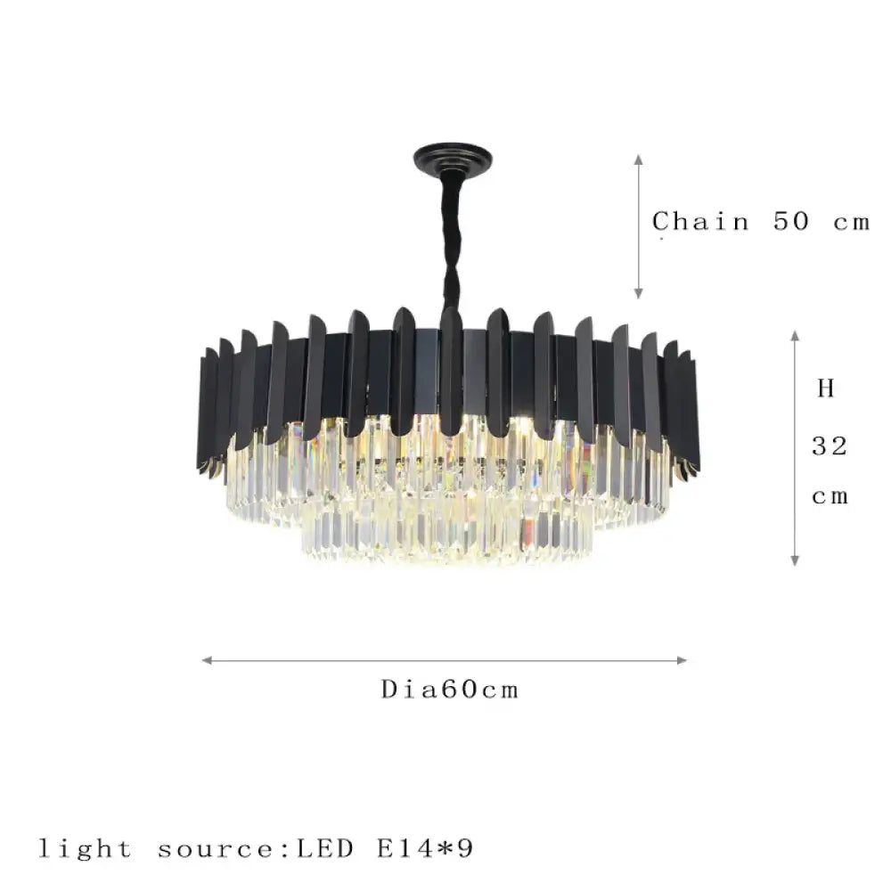Elegant Modern Crystal Chandelier | Bedroom Home Lighting