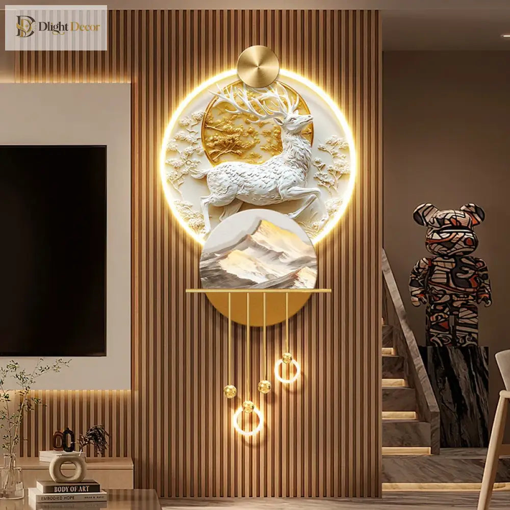 Elk LED Wall Art Light | Modern Interior Home Lighting