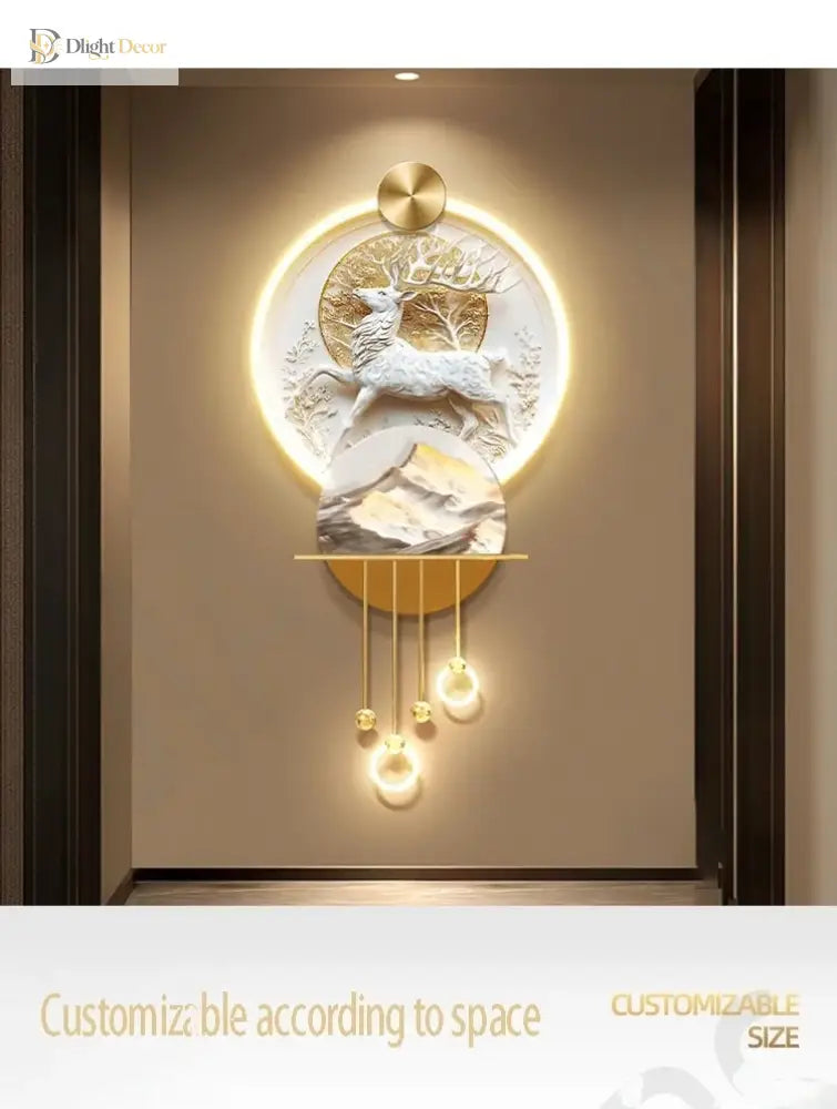 Elk LED Wall Art Light | Modern Interior Home Lighting