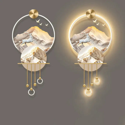 Elk LED Wall Art Light | Modern Interior Home Lighting