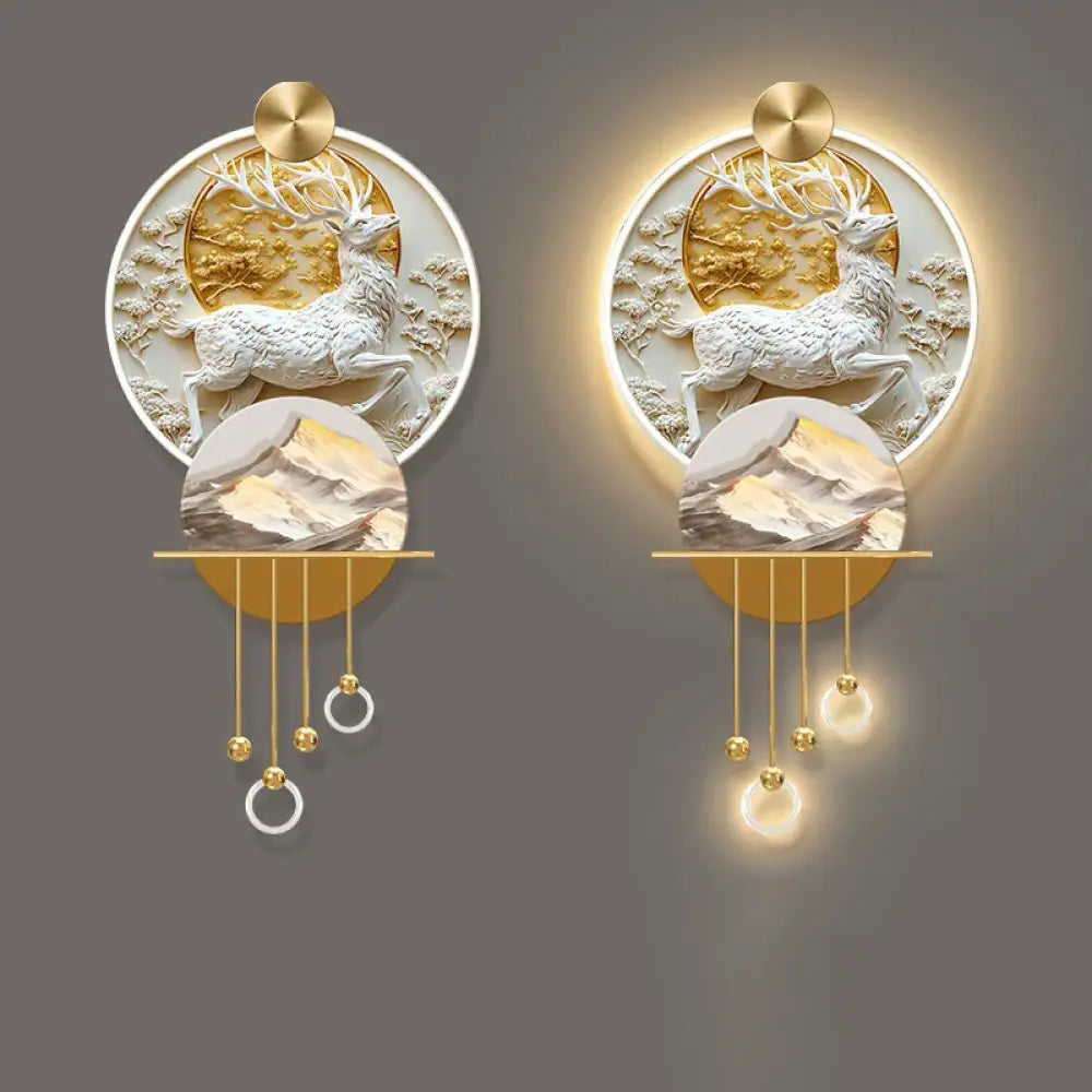 Elk LED Wall Art Light | Modern Interior Home Lighting